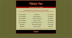 Desktop Screenshot of militariamart.com
