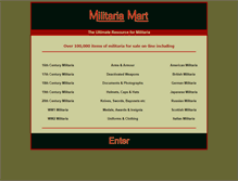 Tablet Screenshot of militariamart.com
